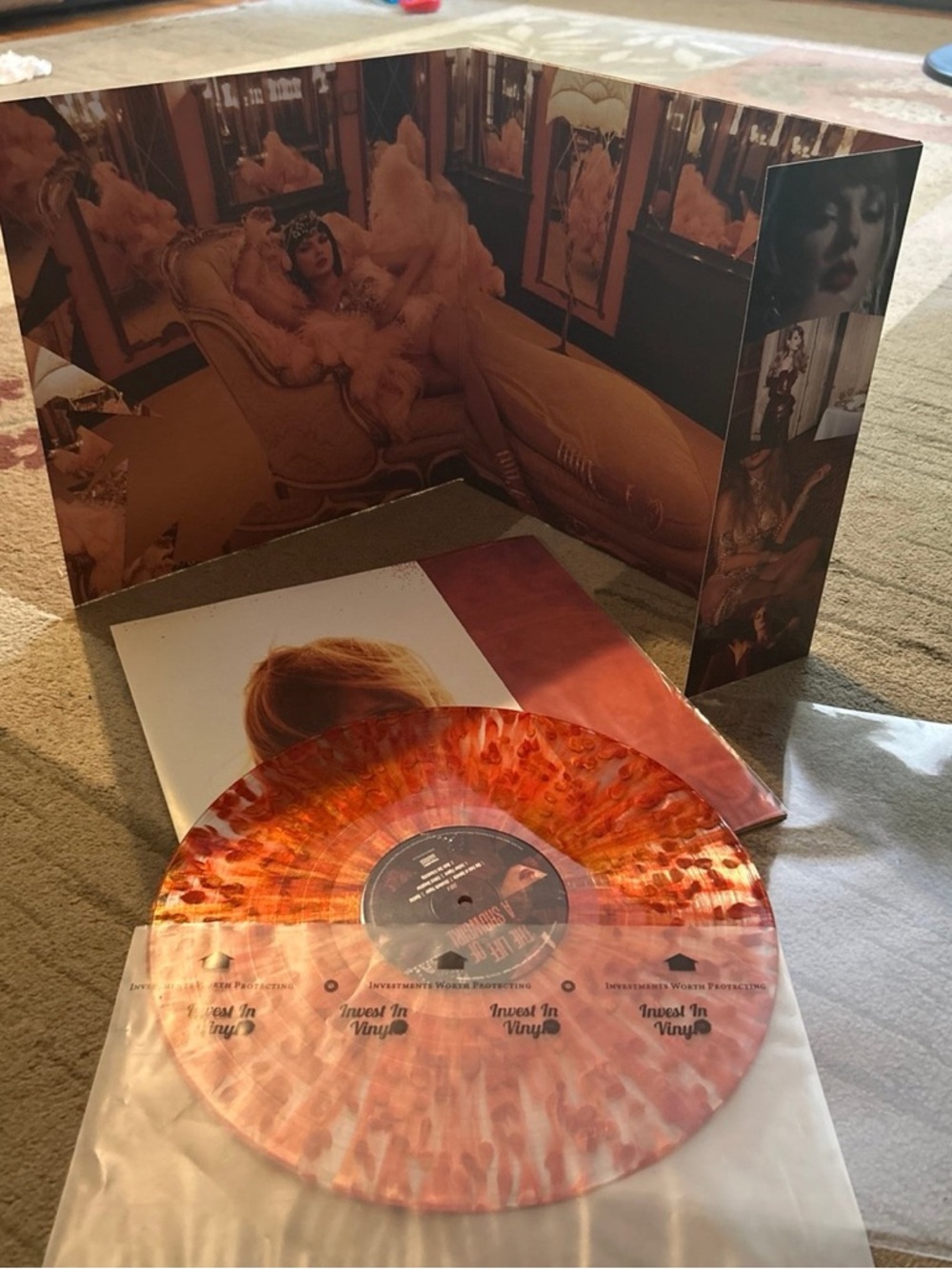 Taylor Swift Life of A Showgirl Tiny Bubbles in Champagne Edition Vinyl